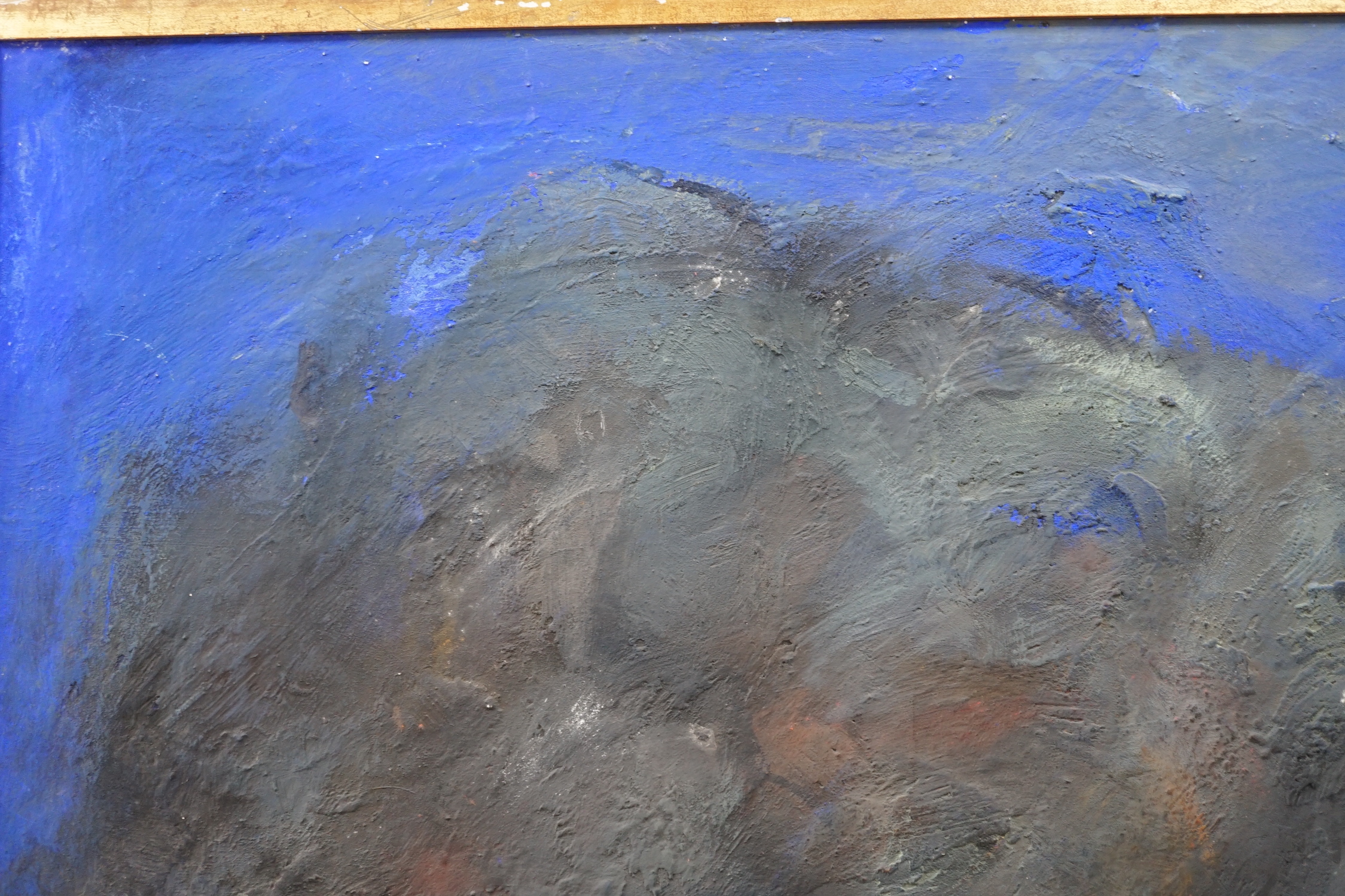 Anthony Fry (British, 1927-2016), Untitled landscape, impasto oil on board, 167 x 121cm